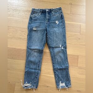 Women's BLANKNYC Madison Crop Distressed Jeans